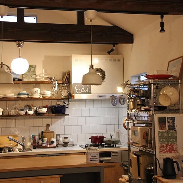 上げ下げ窓 洋館が大好き アレスタ ミックスインテリア キッチン などのインテリア実例 10 10 22 25 57 Roomclip ルームクリップ