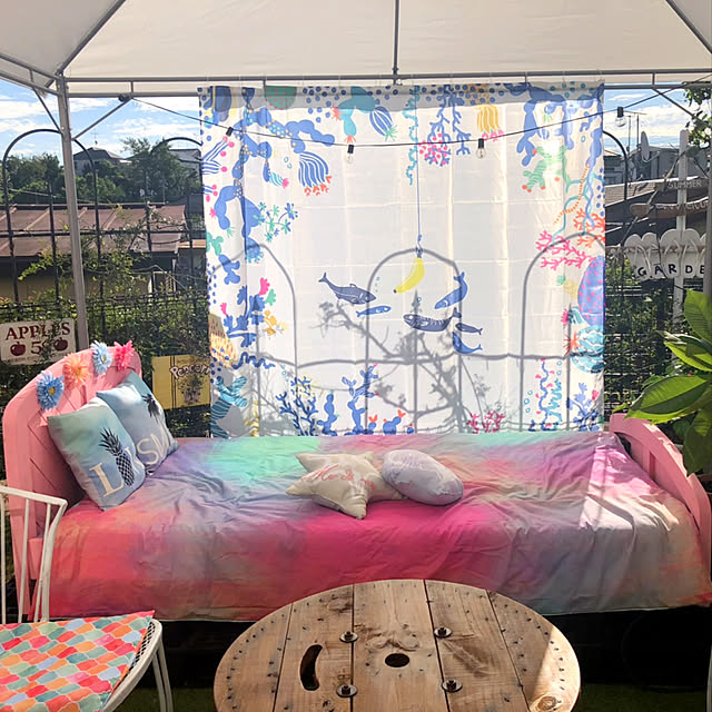 Ikea イケア Karlso ガゼボ カーテン付き ホワイト その他 のレビュー 口コミとして参考になる投稿10枚 Roomclip ルームクリップ