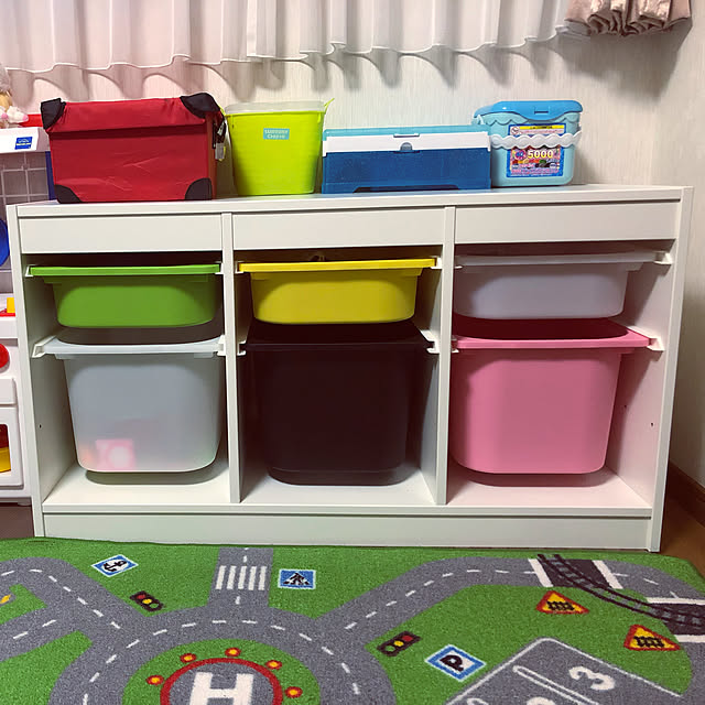 Ikea イケア Storabo ストラボ ラグ キッズ 子供部屋 輸入 のレビュー クチコミとして参考になる投稿1枚