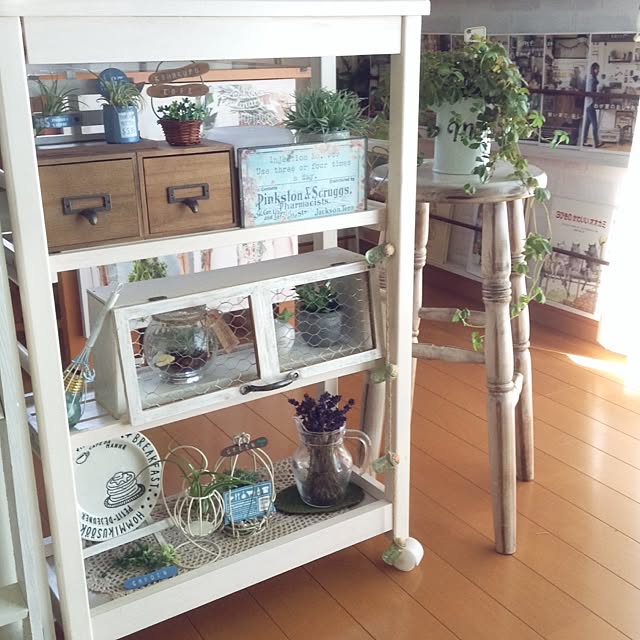 机/ワゴン/スツール/サインプレート/植物...などのインテリア実例 - 2016-09-01 15:12:29