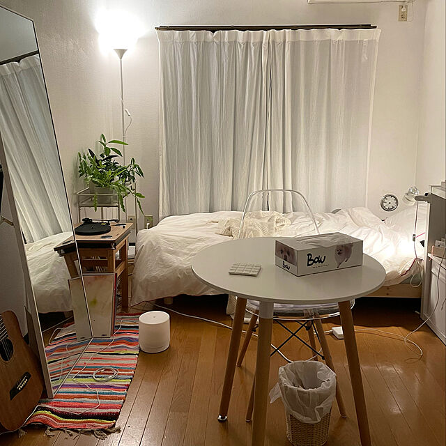 写真付きレビュー ノート Not フロアアップライト ブラック ホワイト イケア Ikea の通販商品 口コミ情報 Roomclipショッピング