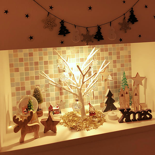 玄関/入り口/クリスマス/飾り付け/イベント参加中/おうちフォト/撮影スポット&hellip;などのインテリア実例 20181105 2251