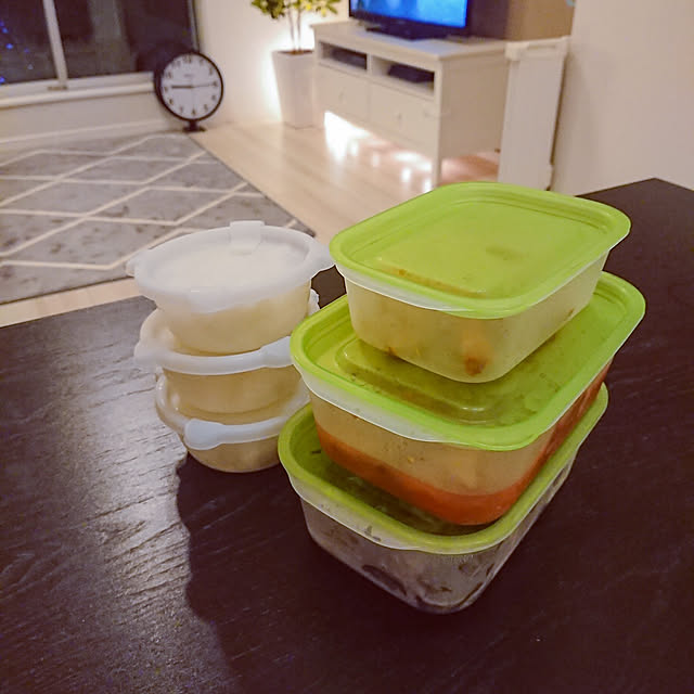 イノマタ化学 電子レンジ容器 楽ちんパック 角型 6個セットのレビュー クチコミとして参考になる投稿1枚 Roomclip ルームクリップ