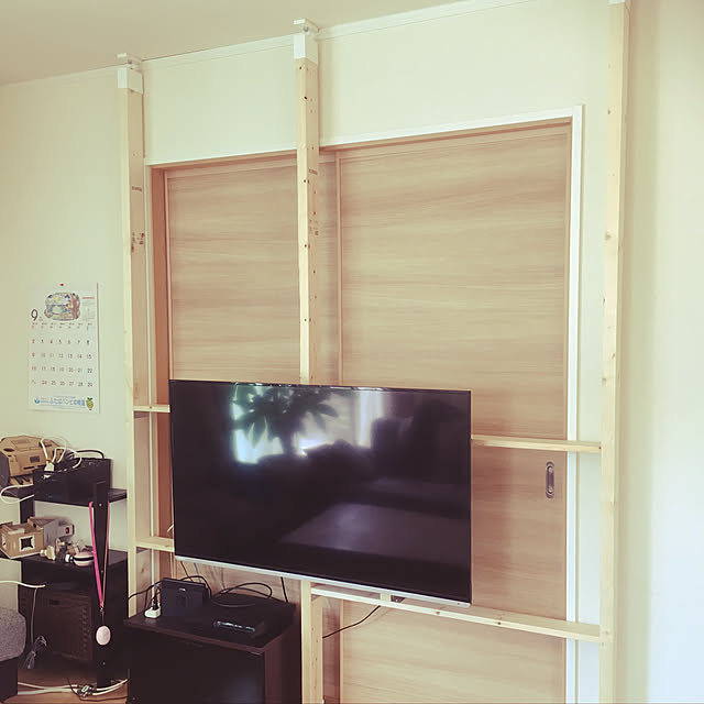 写真付きレビュー Perlesmith テレビ壁掛け金具 23 55インチ対応 アーム式 耐荷重30kg Lcd Led 液晶テレビ用 前後 左右 上下多角度調節可能 Vesa400x400mm Hdmiケーブル 水準器付き ブラック の通販商品 口コミ情報 Roomclipショッピング