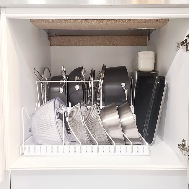 ニトリ 幅54cm ざるボウルフライパンスタンド Zf 540 玄関先迄納品 1年保証 合計金額円以上送料無料対象商品 のレビュー 口コミとして参考になる投稿10枚 Roomclip ルームクリップ