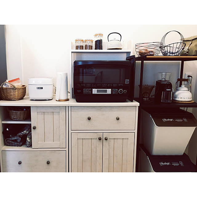 写真付きレビュー ニトリ レンジ台 リズバレー Slm 1260d の通販商品 口コミ情報 Roomclipショッピング