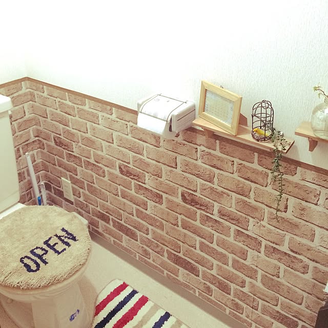 ニトリ O U型便座用洋式トイレ2点セット クローゼ Ouキョウツウ 送料有料 玄関先迄納品 のレビュー 口コミとして参考になる投稿3枚 Roomclip ルームクリップ