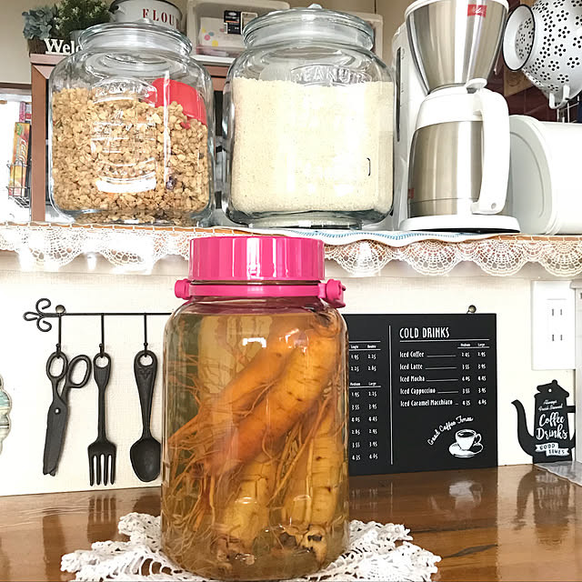 梅酒びん 保存容器 漬け上手 らっきょう 2l ガラス製 持ち手付き 長期保存果実酒びん ガラス製保存容器 果実酒びん のレビュー クチコミとして参考になる投稿1枚 Roomclip ルームクリップ