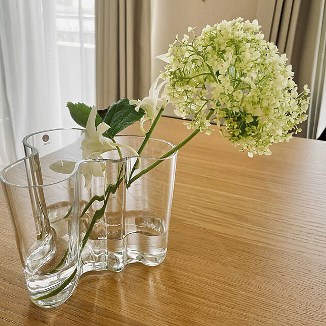 最も優遇の iittala イッタラ 花瓶 Alvar Aalto アルヴァ アアルト Vase 高さ160mm 幅195 ホワイト