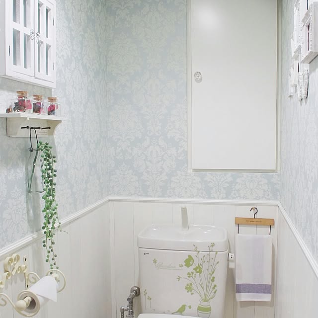 バス トイレ 壁紙屋本舗 Diy 手作り Ikea などのインテリア実例 14 03 00 45 48 Roomclip ルームクリップ バス トイレ 壁紙屋本舗 Diy 手作り Ikea などのインテリア実例 14 03 00 45 48 Roomclip ルームクリップ