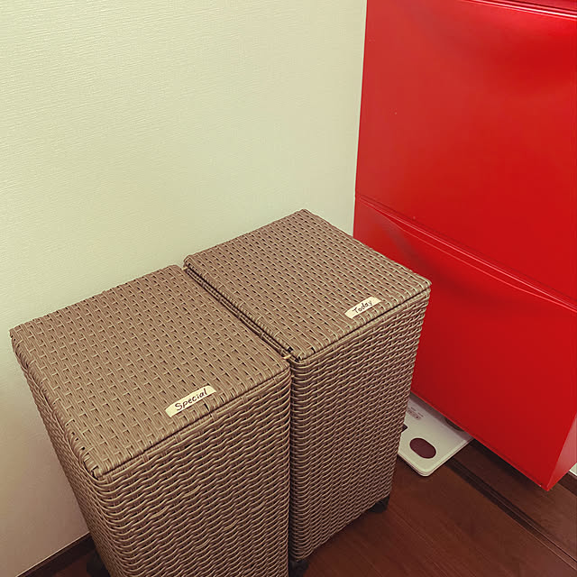 写真付きレビュー】家具 収納 トイレ収納 洗面所収納 ランドリーボックス ランドリーバスケット ラタン調 フタ付キャスターバスケット 小 H22305の通販商品口コミ情報 | RoomClipショッピング 写真付きレビュー】家具 収納 トイレ収納 洗面所収納 ランドリーボックス ランドリーバスケット ラタン調 フタ付キャスターバスケット 小 H22305の通販商品口コミ情報 | RoomClipショッピング