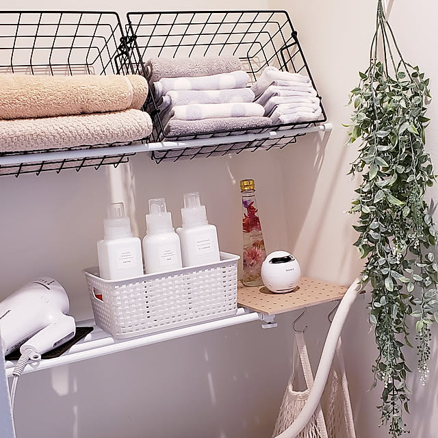 写真付きレビュー ニトリ ポールスライド棚 P63 93 の通販商品 口コミ情報 Roomclipショッピング