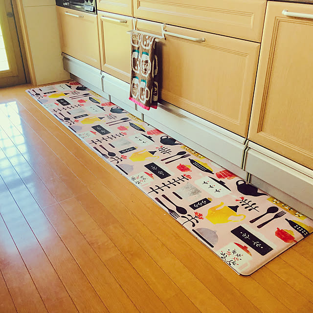 キッチンマット 240 北欧風 拭ける おしゃれ 全6種類 45 240cm 洗濯不要 撥水 防水 北欧 8mm 衛生的 Pvc お手入れ簡単のレビュー クチコミとして参考になる投稿1枚 Roomclipショッピング
