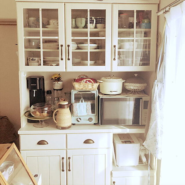ホットオンライン キッチンボード 食器棚 ニトリ ミランダ 棚/ラック