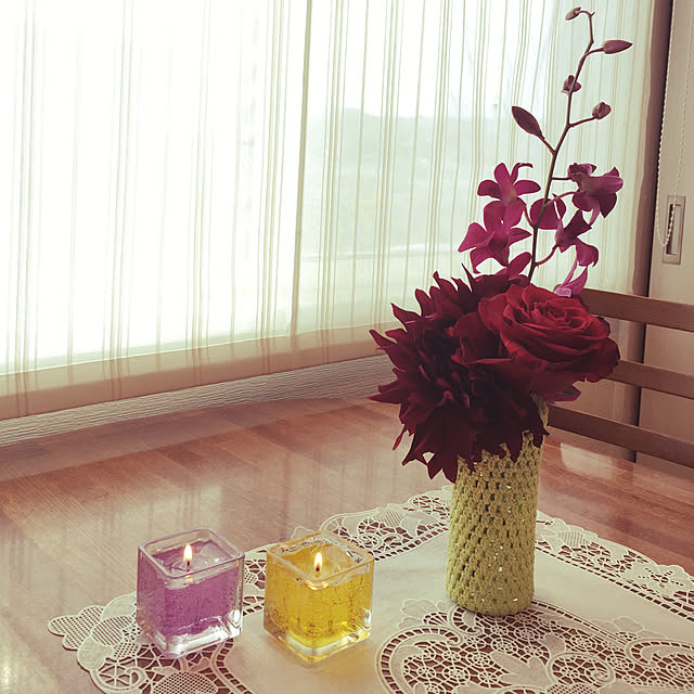 キャンドル用グラス スクエアm フィルム付 キャンドル グラス 容器 アロマキャンドル ジェルキャンドル ソイキャンドル ジェルワックス ソイワックス パラフィンワックス のレビュー クチコミとして参考になる投稿2枚 Roomclip ルームクリップ