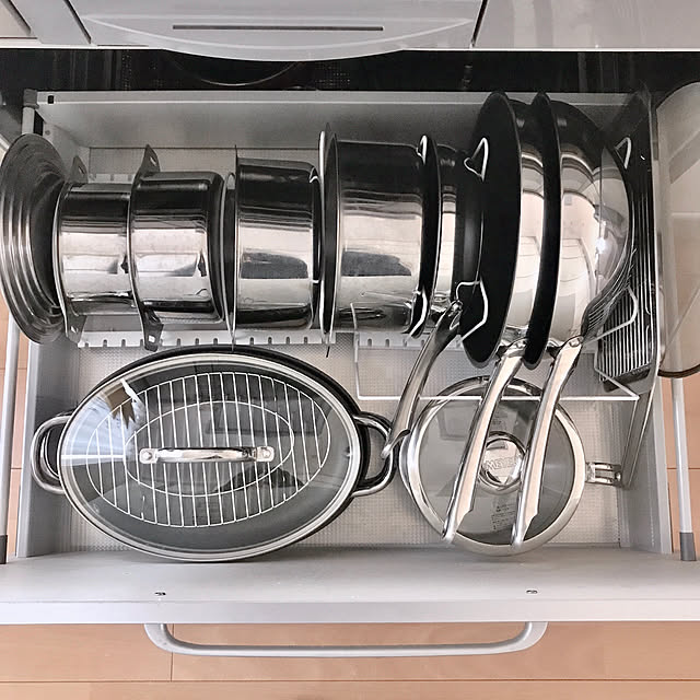 ニトリ 幅86 5cm ざるボウルフライパンスタンド Zf 860 玄関先迄納品 1年保証 合計金額円以上送料無料対象商品 のレビュー 口コミとして参考になる投稿11枚 Roomclip ルームクリップ