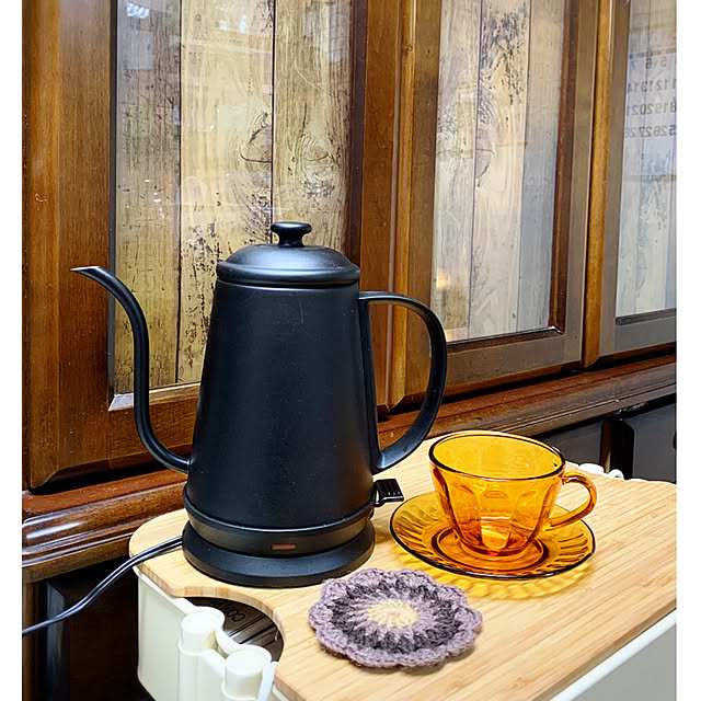 電気ケトル おしゃれ 電気ポット 電気やかん 湯沸かしポット 湯沸しポット 湯沸かしケトル 湯沸かし器 ステンレス コーヒー用 コーヒードリップ 細口 スリムノズル 北欧 かわいいのレビュー クチコミとして参考になる投稿36枚 Roomclip ルームクリップ