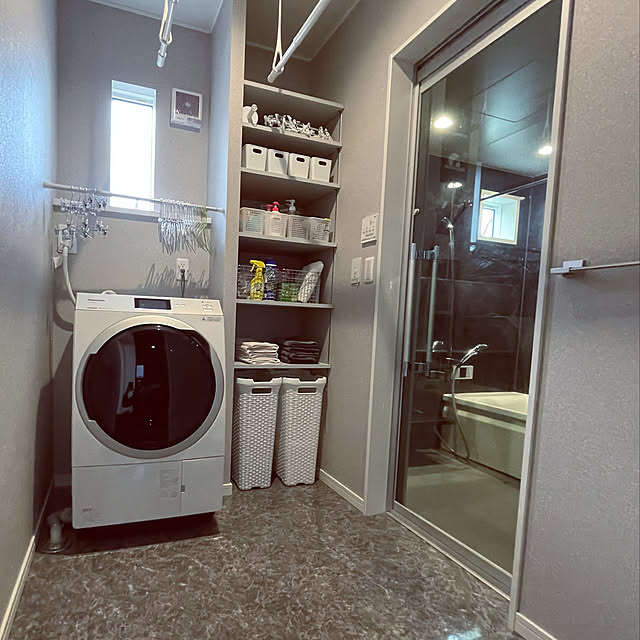 ランドリーバスケット 洗濯かご おしゃれ スリム 洗濯カゴ 洗濯物入れ ランドリーボックス ふた付 ランドリー バスケット かご 隙間収納 脱衣かご 洗面所 シンプル モダン かわいい 白 ホワイト 分別 ランドリーボックス Amy アミー のレビュー クチコミとして参考に