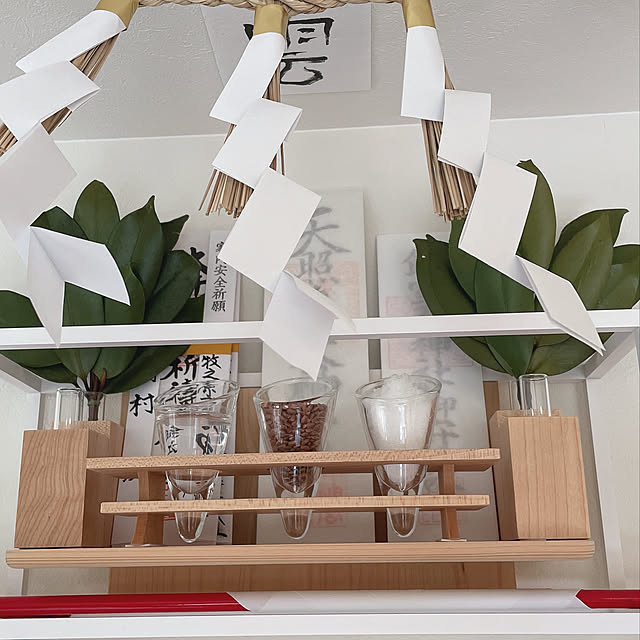 写真付きレビュー 静岡木工 神棚 モダン 壁掛け おしゃれ かみさまの線 Yoko Nf 賃貸 マンション シンプル デザイン デザイナー神棚 静岡桧 静岡ひのき あす楽 送料無料の通販商品 口コミ情報 Roomclipショッピング