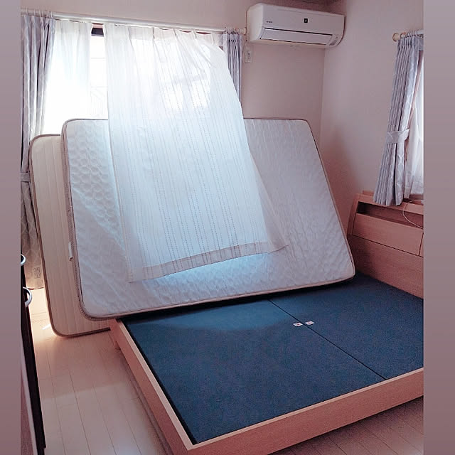 ニトリ ダブルマットレス Nスリープ ハード H1 Cr のレビュー 口コミとして参考になる投稿7枚 Roomclip ルームクリップ