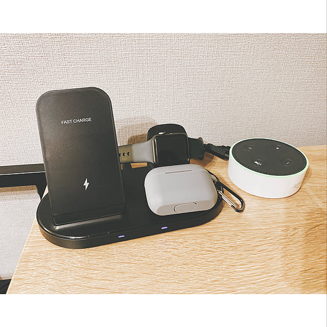 写真付きレビュー】ワイヤレス充電器 3in1 置くだけ充電 iPhone/Apple Watch/Airpods/Galaxy/Sony 対応 5W 7.5W 10W 15W(Max) 出力 Qi対応機種適用 急速充電 アダプター付きの通販商品口コミ情報 | RoomClipショッピング 写真付きレビュー】ワイヤレス充電器 3in1 置くだけ充電 iPhone/Apple Watch/Airpods/Galaxy/Sony 対応 5W 7.5W 10W 15W(Max) 出力 Qi対応機種適用 急速充電 アダプター付きの通販商品口コミ情報 | RoomClipショッピング