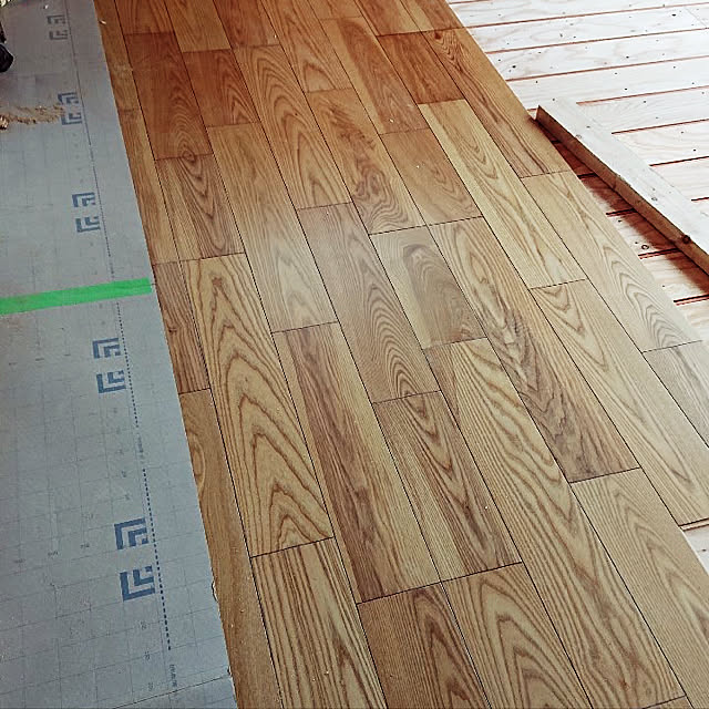 Panasonic 突き板フローリング アッシュクリア ナチュラル 北欧 などのインテリア実例 06 23 17 13 11 Roomclip ルームクリップ