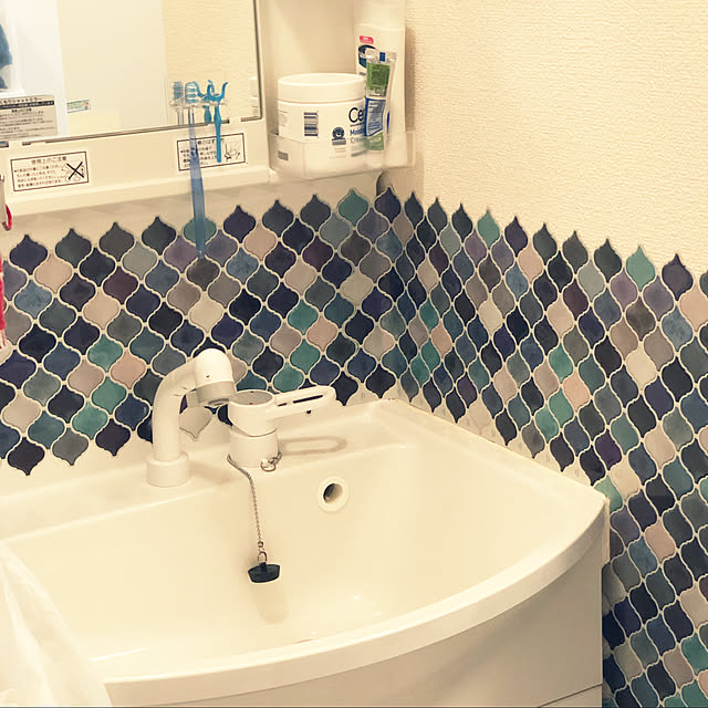 写真付きレビュー Vancore Wallsticker リアル タイルシール 凹凸感 壁紙シール 防汚防水 カビ防止 部屋リメイク タイル補修 Diy 壁紙 剥がせる 賃貸でも安心 1957jp1の通販商品 口コミ情報 Roomclipショッピング