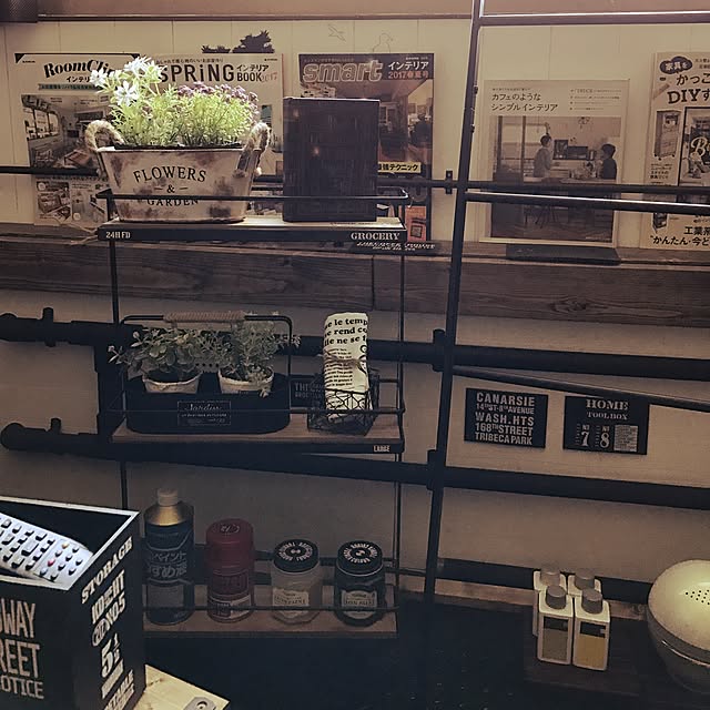 山崎実業 スリムキッチンワゴン タワー ブラック 7152のレビュー クチコミとして参考になる投稿2枚 Roomclip ルームクリップ