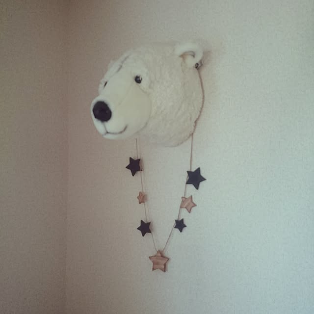 写真付きレビュー Lifeit Wild Soft Animal Head アニマルヘッド パンダ 袋ラッピング対応 剥製風 ぬいぐるみ 壁掛け 壁飾り オブジェ インテリア ウォールデコ 北欧 シカ クマ の通販商品 口コミ情報 Roomclipショッピング