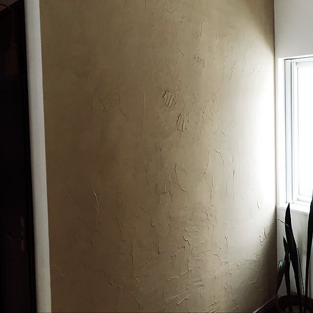 フジワラ化学 水系仕上塗材 珪藻土壁材mix クリーム 10kgのレビュー クチコミとして参考になる投稿2枚