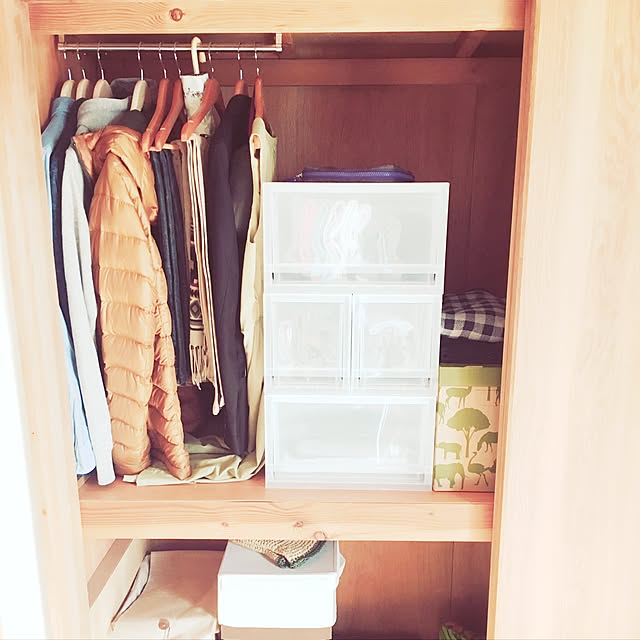 写真付きレビュー ニトリ 押入れ収納ケース引き出し 2列 送料有料 玄関先迄納品 の通販商品 口コミ情報 Roomclipショッピング