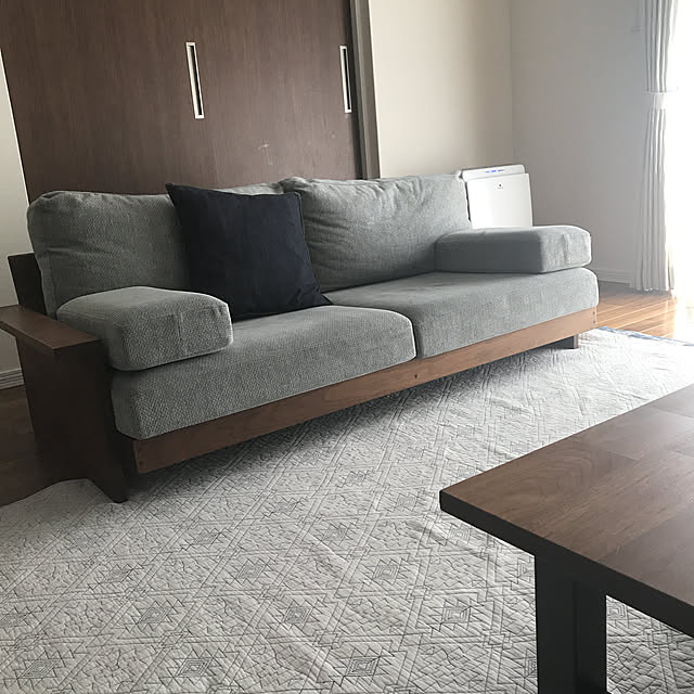 写真付きレビュー】送料無料 Masterwal BEAK SOFA 3P(WALNUT)(RANK 3 ...