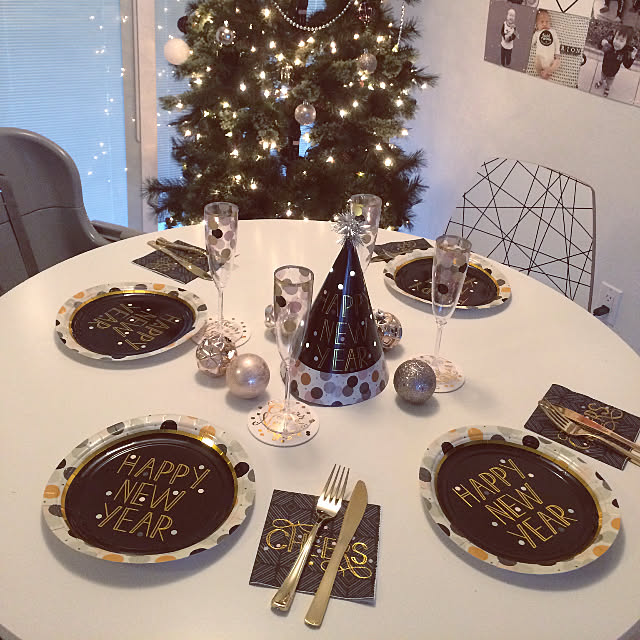 お正月/海外在住/時差あります/連投すみません/紙皿...などのインテリア実例 - 2018-01-02 14:25:44