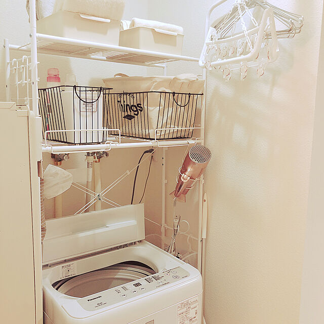洗濯機ラック クルス ピュアホワイト ニトリ 玄関先迄納品 1年保証 新入荷