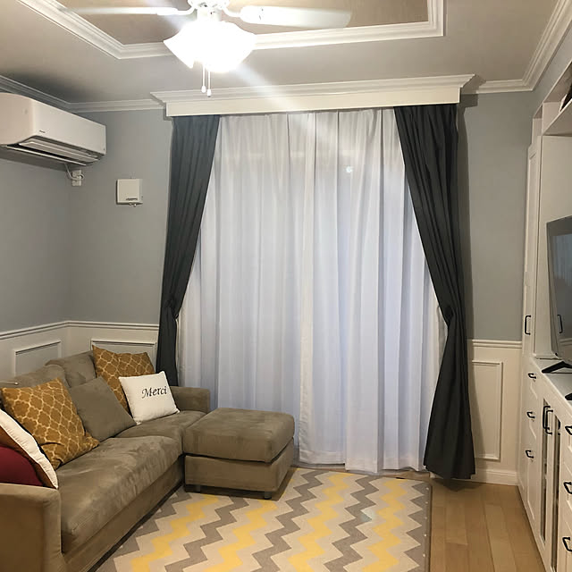 チェアレール モールディング ポリウレタン製 カーテンボックス飾りにも利用可 Nmg071 のレビュー クチコミとして参考になる投稿7枚 Roomclip ルームクリップ