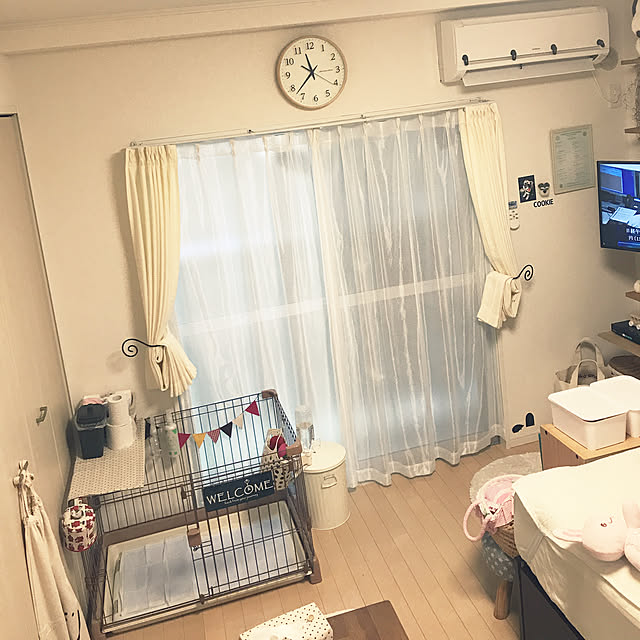 犬 ケージ ペットサークル ゲージ 犬用 犬用ケージ 小型犬 中型犬 犬 サークル 1段 広い おしゃれ リッチェル お掃除簡単サークル 90 60のレビュー クチコミとして参考になる投稿1枚 Roomclip Item