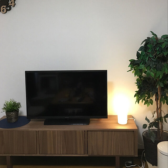 写真付きレビュー】IKEA イケア テレビボード STOCKHOLM テレビ台 ウォールナット材突き板 幅160cm 通販  402.397.16の通販商品口コミ情報 | RoomClipショッピング