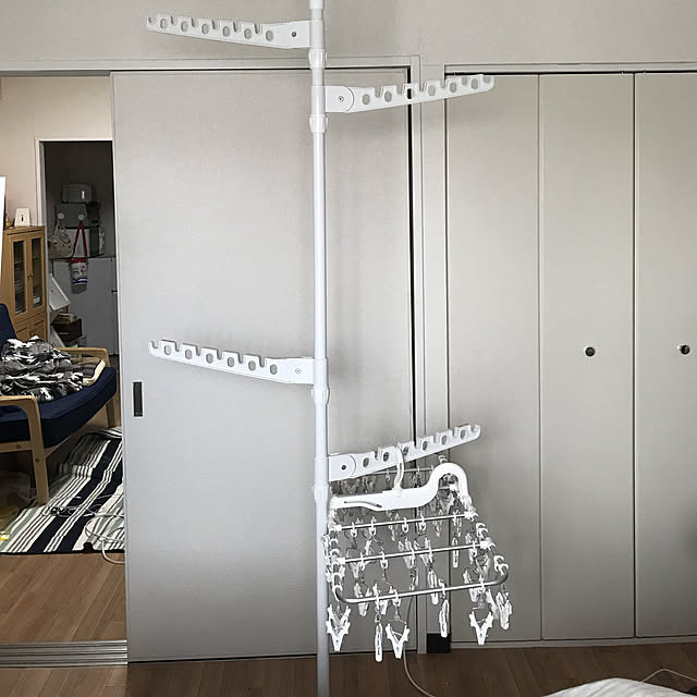 ニトリ つっぱり室内物干し Yb 21a のレビュー 口コミとして参考になる投稿1枚 Roomclip ルームクリップ