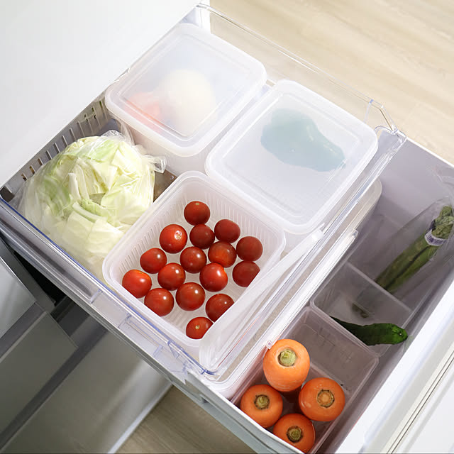 ナカヤ化学産業 食品用シール容器 しっかりパック ザル付 満量１ １ｌのレビュー 口コミとして参考になる投稿2枚 Roomclip ルームクリップ