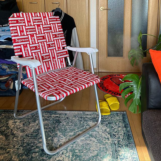 【写真付きレビュー】Supreme Lawn Chair Red Outdoor 2020SS シュプリーム フォールディング チェア レッド