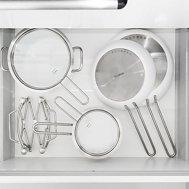 キッチン収納/引き出しの中/収納/白黒グレー/モノトーン...などのインテリア実例 - 2015-04-10 19:05:08