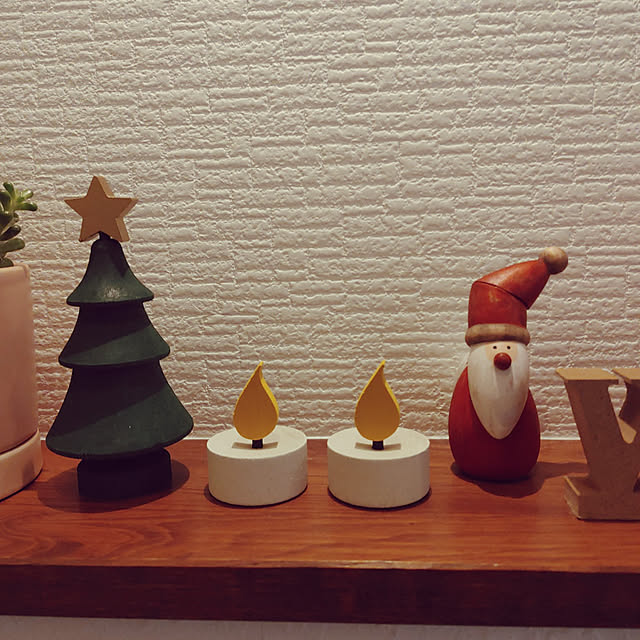 クリスマス ツリー オブジェ オーナメント 北欧 木製 置物 飾り スウェーデン Larssons Tra ラッセントレー ティーキャンドル ホワイトのレビュー クチコミとして参考になる投稿4枚