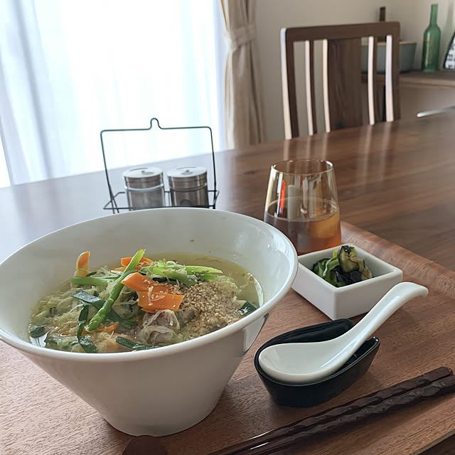 写真付きレビュー 丼ぶり どんぶり ホワイト 台形マルチボウル M 和食器 丼 おしゃれ 白い食器 ボウル 大鉢 カフェ食器 食器 サラダボウル ラーメン鉢 中華食器 ポーセリンアート カフェ風 シンプル 業務用食器の通販商品 口コミ情報 Roomclipショッピング