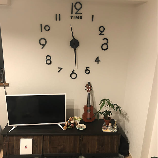 送料無料 あす楽 土日祝も発送 Diy ウォールクロック 壁に貼れる 時計 壁に貼る 北欧 特大 時計 貼る時計 ウォールアート 子供部屋 文字 ステッカー ブラック クロック 壁 シール デコレーション 店舗 壁紙 オフィス 壁掛け時計 Diyビッグウォールクロックの