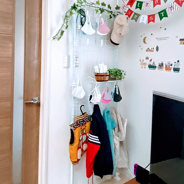 ニトリ 突っ張り2wayパーティション ヒルデ Wh のレビュー 口コミとして参考になる投稿15枚 Roomclip ルームクリップ