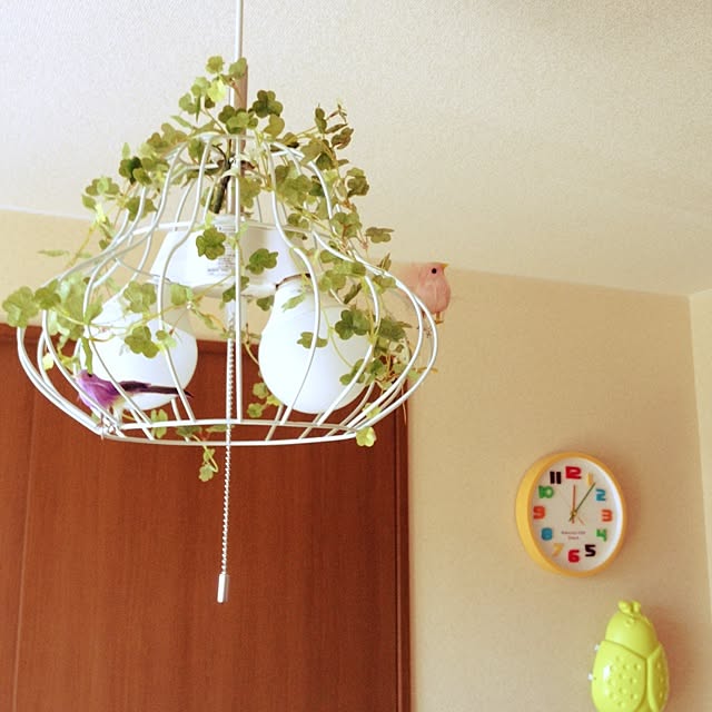 壁/天井/時計/3COINS/フェイク植物/IKEAのインテリア実例 - 2014-03-07 18:19:48