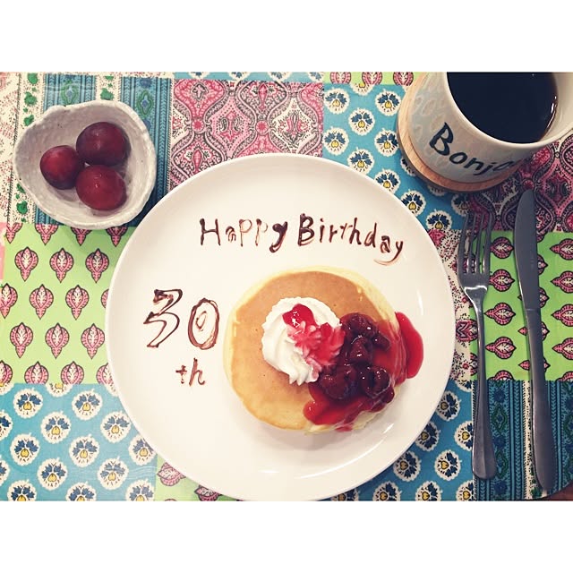 机 Rc湘南love サプライズ 誕生日 おうちごはん などのインテリア実例 14 06 06 06 50 21 Roomclip ルームクリップ