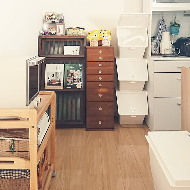 ゴミ箱 45l袋可 45リットル袋可 フロントオープン 分別 ダストボックス ごみ箱 積み重ね キッチン スリム シンプル 大容量 ふた付き おしゃれ 縦型 カウンター下 ロック付き ゴミ袋が見えない いたずら 防止 生ごみ スタックストー ペリカン ガービー 38l 3個セット の