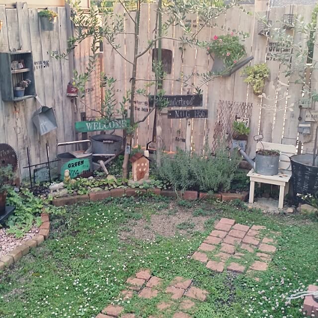 ガーデン/多肉植物/ガーデン雑貨/さびさび/Junk Arrow...などのインテリア実例 - 2015-07-31 22:32:31