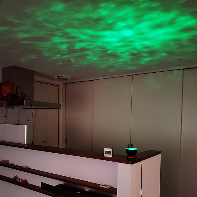 高価値 雰囲気ランプ 投影ランプ 海洋プロジェクター イルミネーション ロマンチック おしゃれ 北極光 火炎ライト パーテイー飾り 雰囲気づくり 飾り レストラン 背景 照明 寝室 リビング 居間 書斎 廊下 Led電球対応 Fucoa Cl